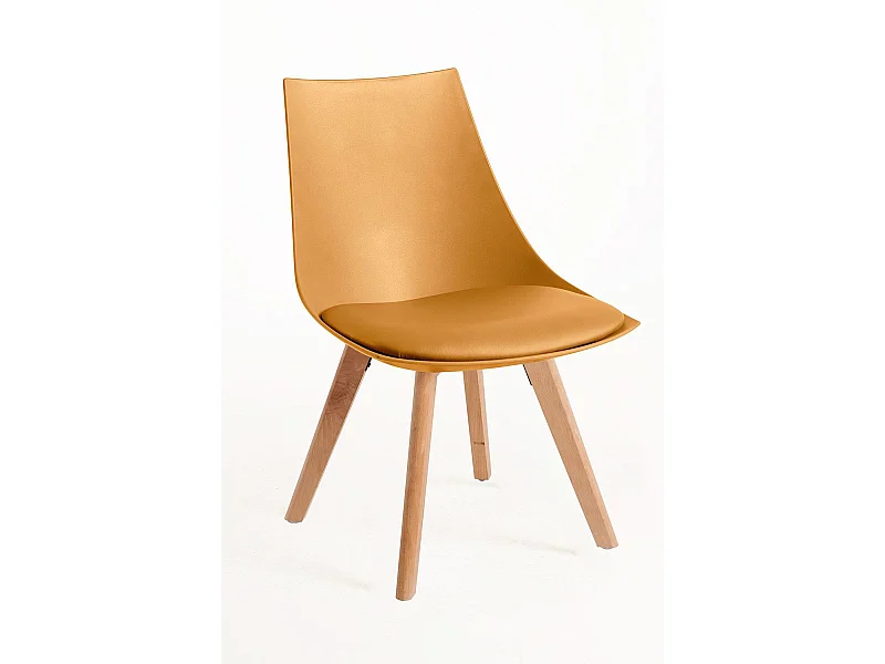 Sillas Comedor - Silla Blok - Mostaza