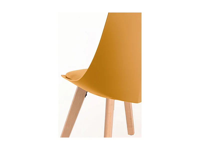 Sillas Comedor - Silla Blok - Mostaza