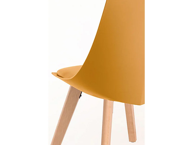 Sillas Comedor - Silla Blok - Mostaza