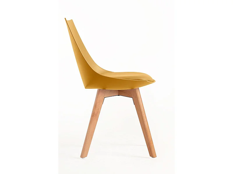 Sillas Comedor - Silla Blok - Mostaza