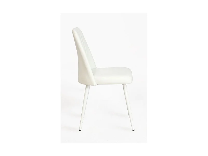 Packs Sillas Comedor - Pack 2 Sillas Betros Polipiel - Blanco