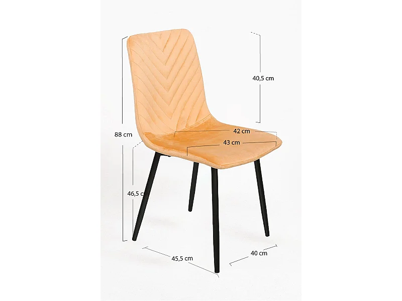 Sillas Comedor - Silla Guri - Mostaza