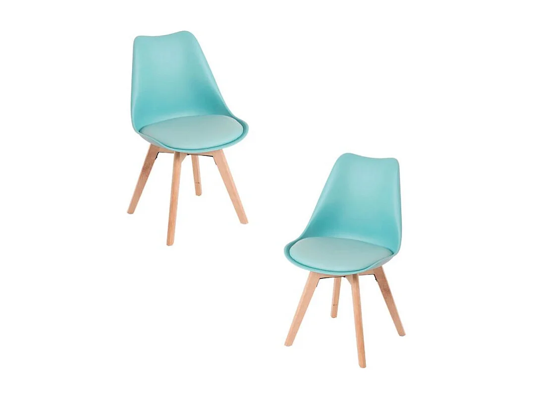 Packs Sillas Comedor - Pack 2 Sillas Synk Basic - Verde Agua