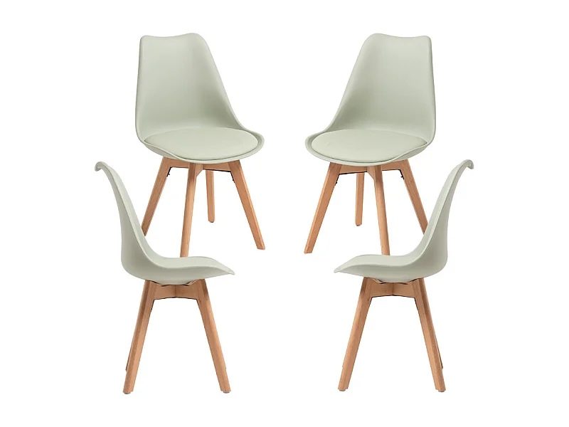 Packs Sillas Comedor - Pack 4 Sillas Synk Basic - Menta