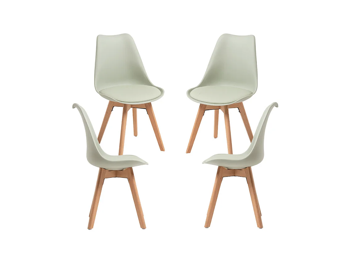 Packs Sillas Comedor - Pack 4 Sillas Synk Basic - Menta