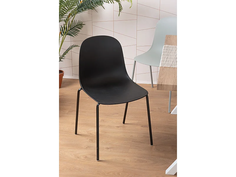 Sillas Comedor - Silla Luson - Negro