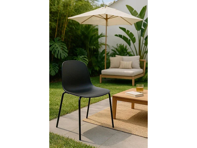 Sillas Comedor - Silla Luson - Negro