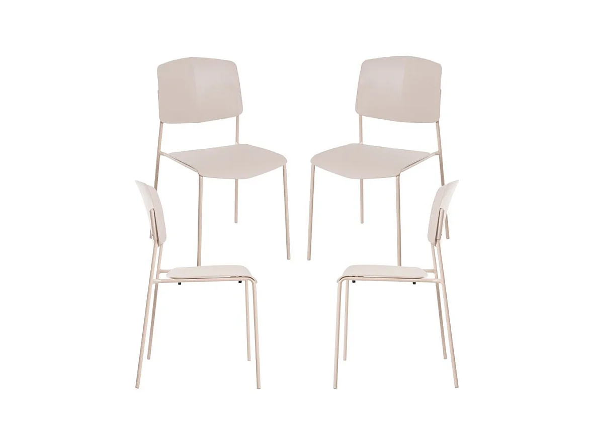 Packs Sillas Comedor - Pack 4 Sillas Chiel - Beige