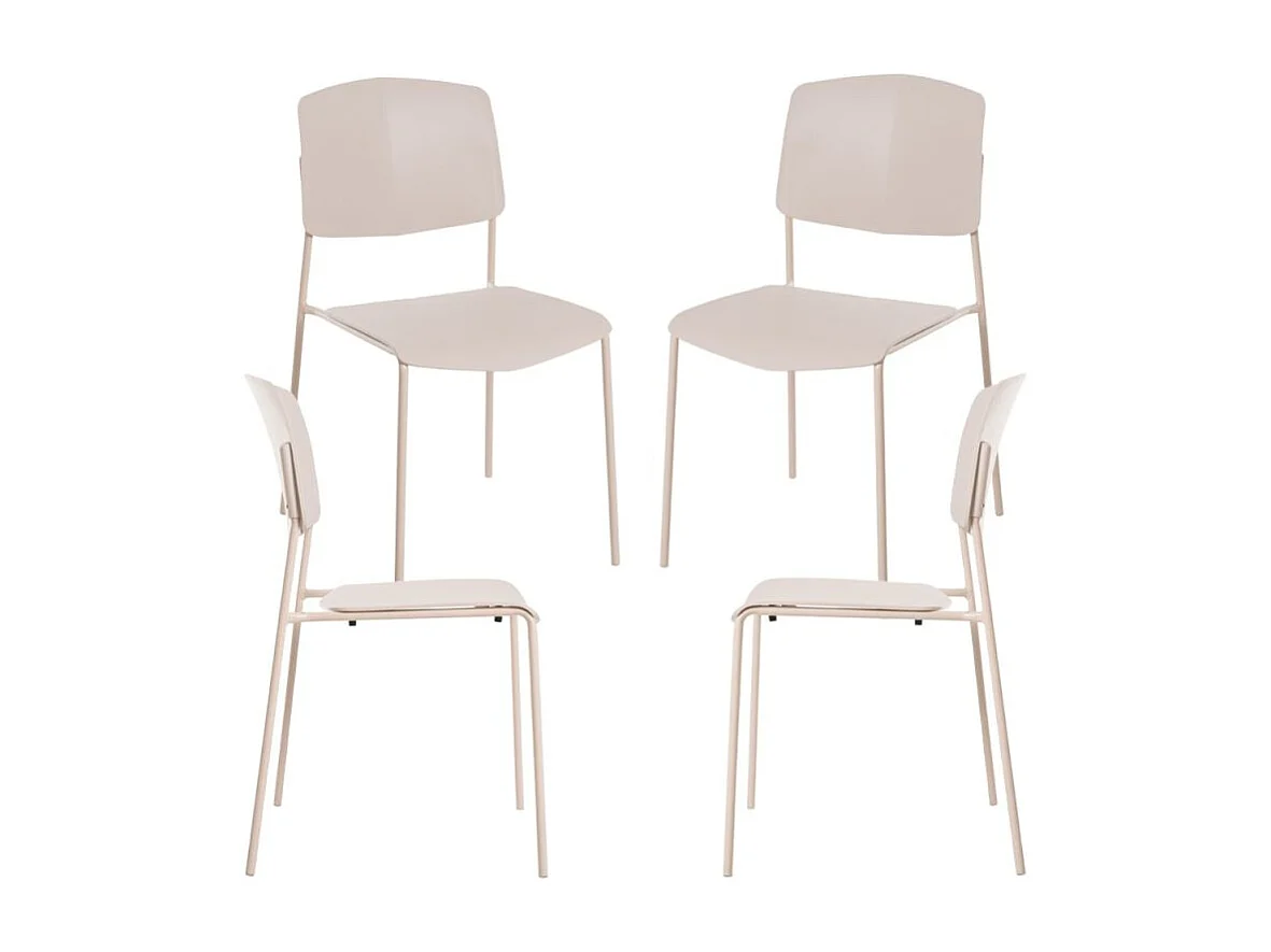 Packs Sillas Comedor - Pack 4 Sillas Chiel - Beige