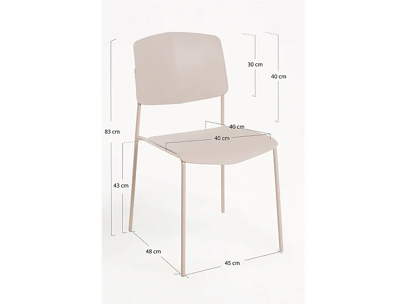Packs Sillas Comedor - Pack 4 Sillas Chiel - Beige