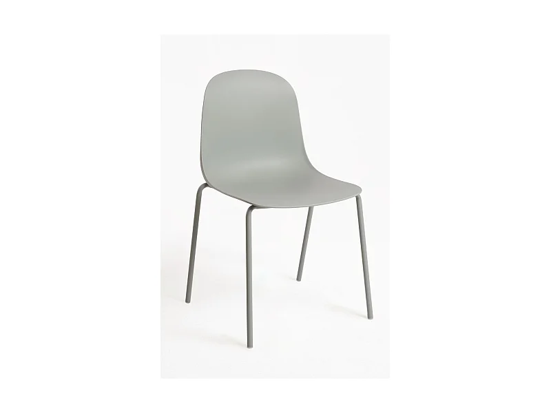 Sillas Comedor - Silla Luson - Gris