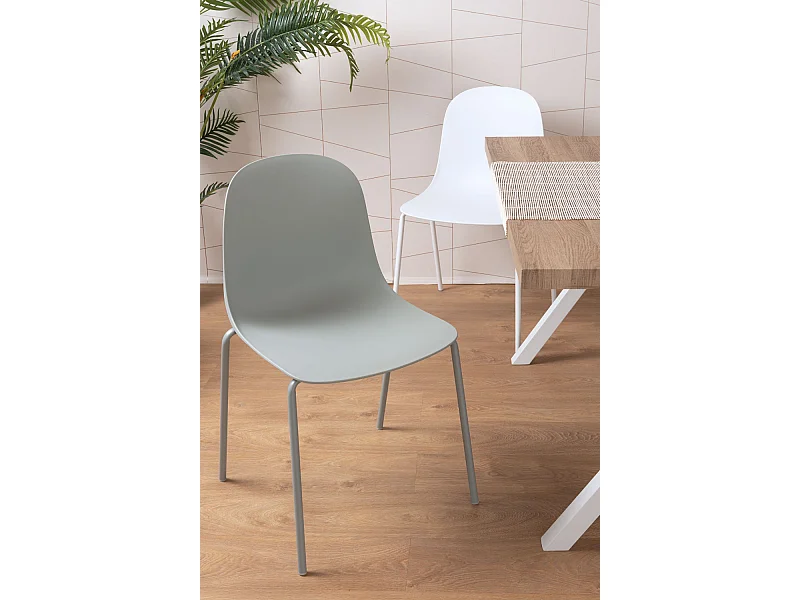 Sillas Comedor - Silla Luson - Gris