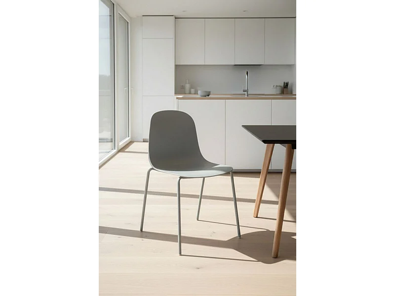 Sillas Comedor - Silla Luson - Gris