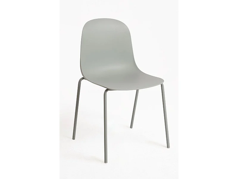 Sillas Comedor - Silla Luson - Gris