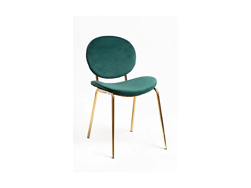 Sillas Comedor - Silla Lenor Golden Terciopelo - Verde