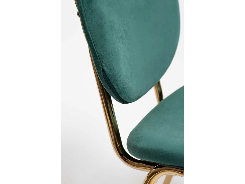 Sillas Comedor - Silla Lenor Golden Terciopelo - Verde
