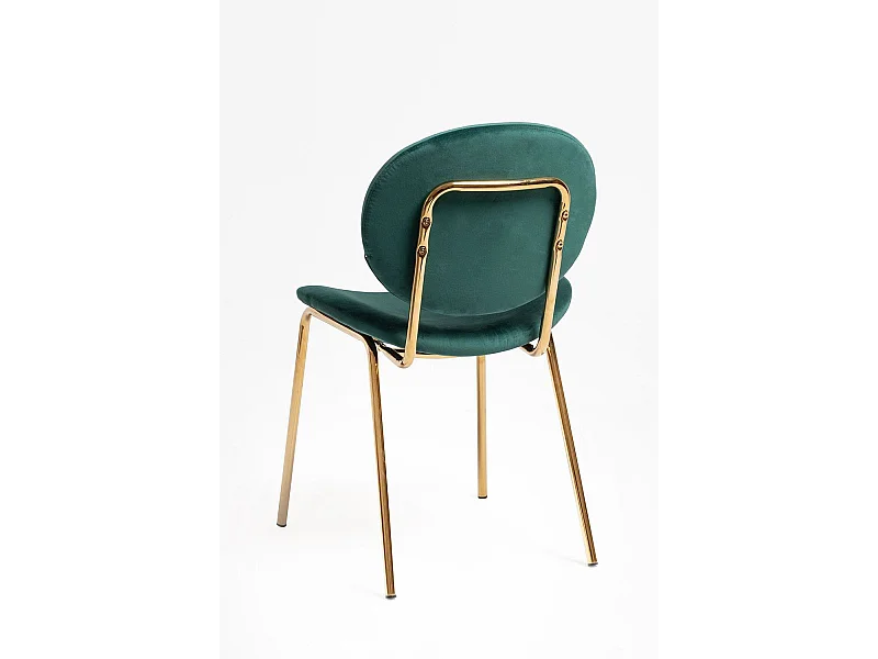Sillas Comedor - Silla Lenor Golden Terciopelo - Verde
