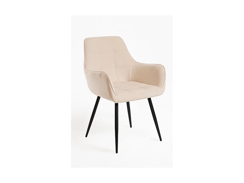 Sillas Comedor - Silla Buret Tela - Blanco