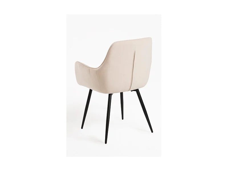 Sillas Comedor - Silla Buret Tela - Blanco