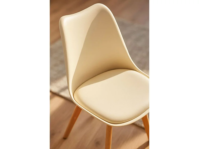 Packs Sillas Comedor - Pack 4 Sillas Synk Basic - Mousse Limón