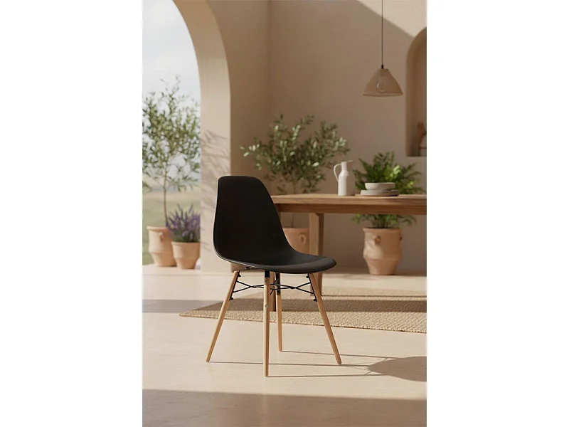 Sillas Comedor - Silla Besy - Negro