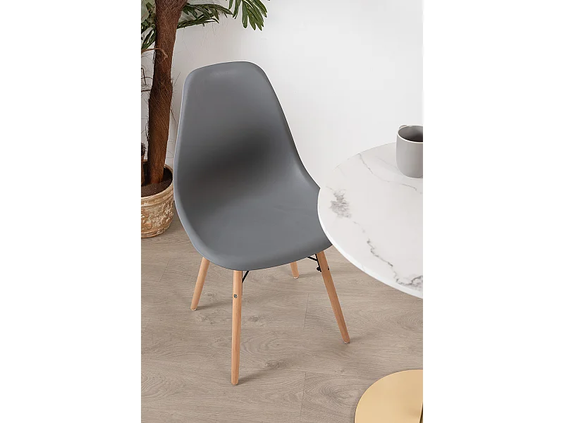 Sillas Comedor - Silla Besy - Gris oscuro