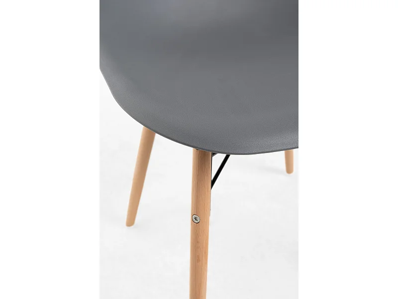 Sillas Comedor - Silla Besy - Gris oscuro