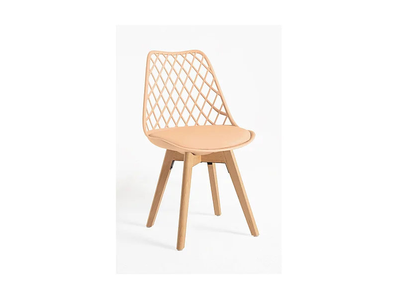 Packs Sillas Comedor - Pack 6 Sillas Mima - Naranja claro