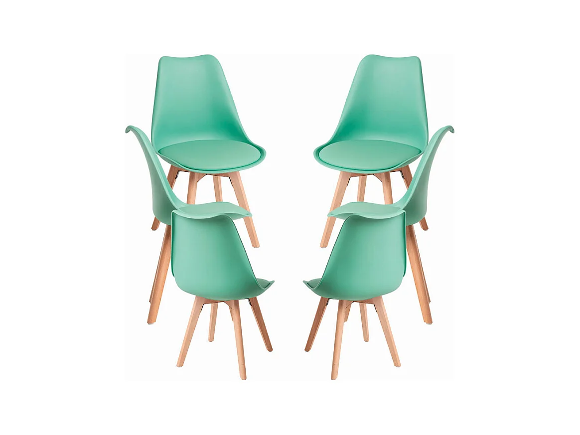 Packs Sillas Comedor - Pack 6 Sillas Synk Basic - Verde Jade