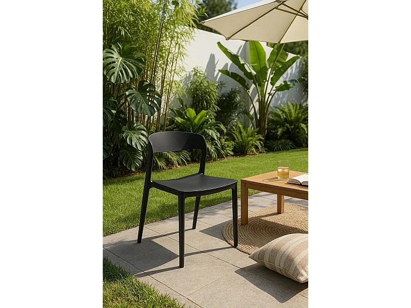 Sillas Comedor - Silla Shine - Negro
