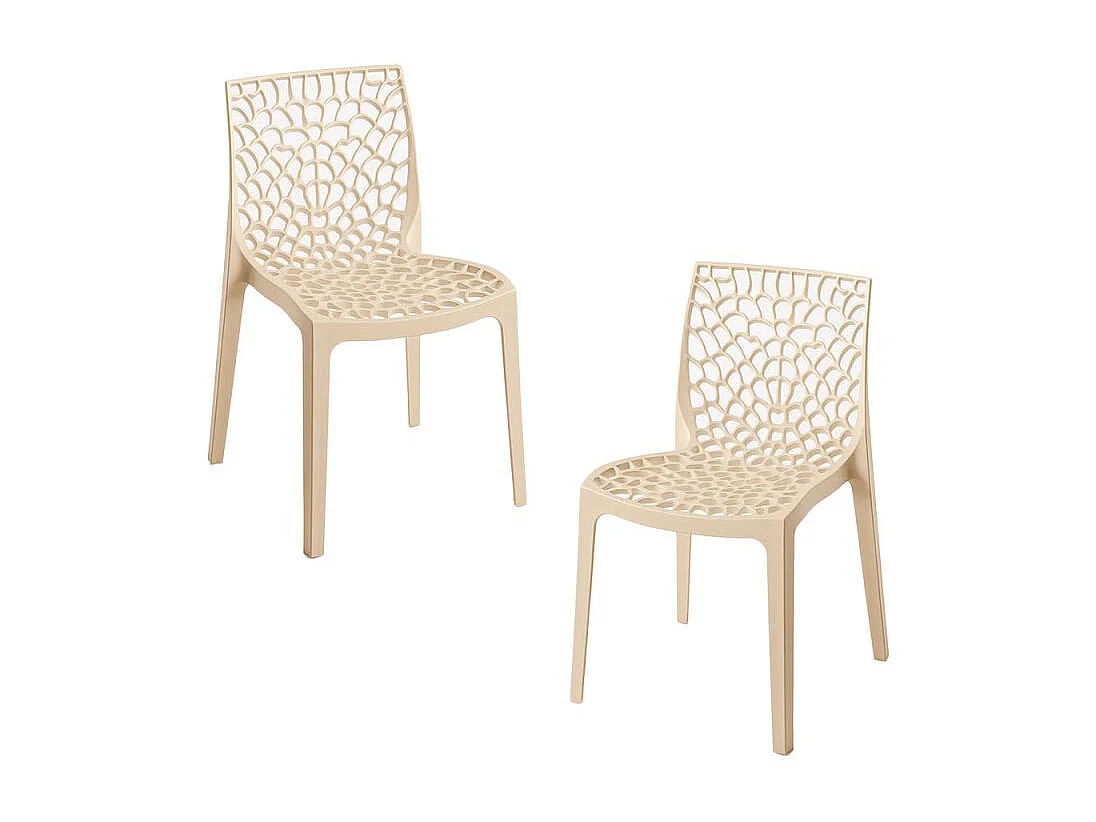 Packs Sillas Comedor - Pack 2 Sillas Root - Beige