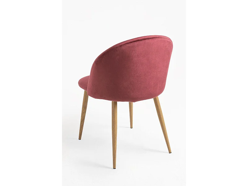Sillas Comedor - Silla Vint Terciopelo - Fucsia