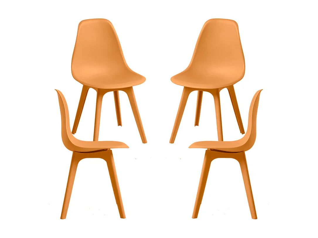 Packs Sillas Comedor - Pack 4 Sillas Kelen Suprym - Mostaza