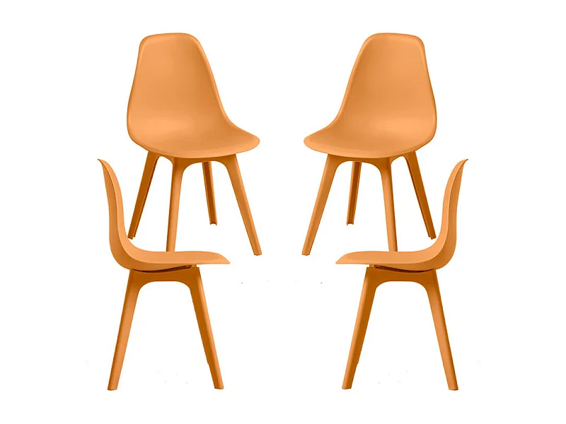 Packs Sillas Comedor - Pack 4 Sillas Kelen Suprym - Mostaza