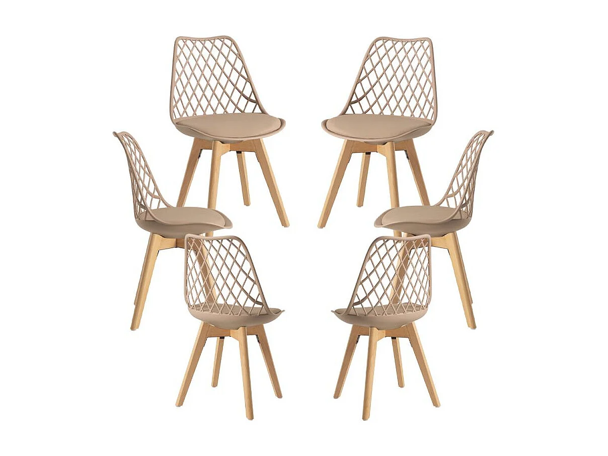 Packs Sillas Comedor - Pack 6 Sillas Mima - Trigo