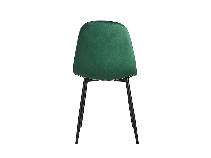 Packs Sillas Comedor - Pack 4 Sillas Teok Black Terciopelo - Verde