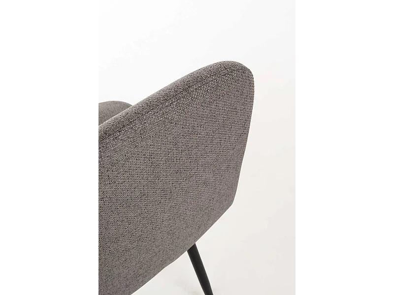 Sillas Comedor - Silla Libry Tela - Gris