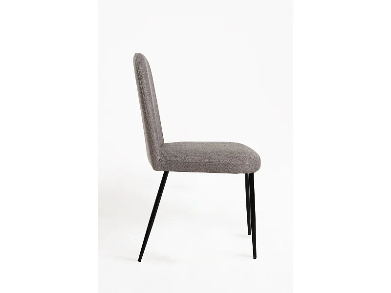 Sillas Comedor - Silla Libry Tela - Gris