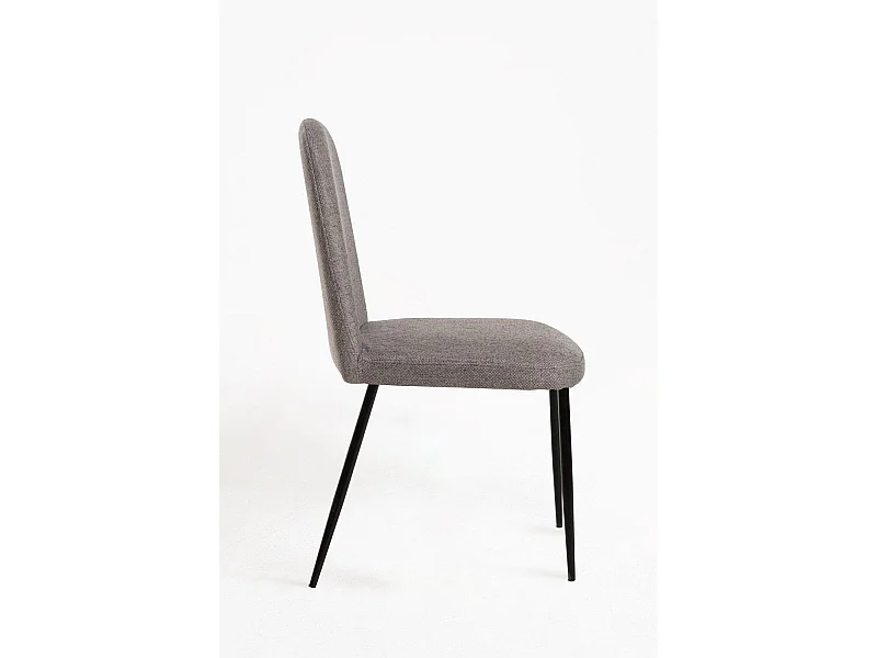 Sillas Comedor - Silla Libry Tela - Gris