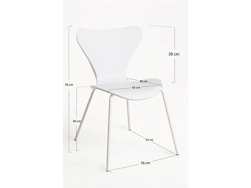Sillas Comedor - Silla Ceolin - Blanco