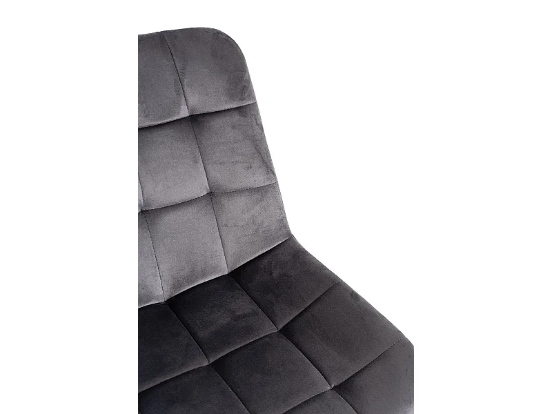 Sillas Comedor - Silla Teray Terciopelo - Gris oscuro