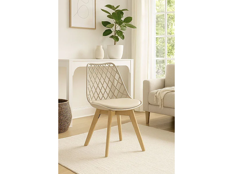Sillas Comedor - Silla Mima - Beige Tapioca