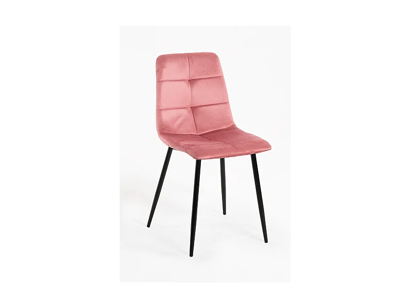 Sillas Comedor - Silla Daris Terciopelo - Rosa