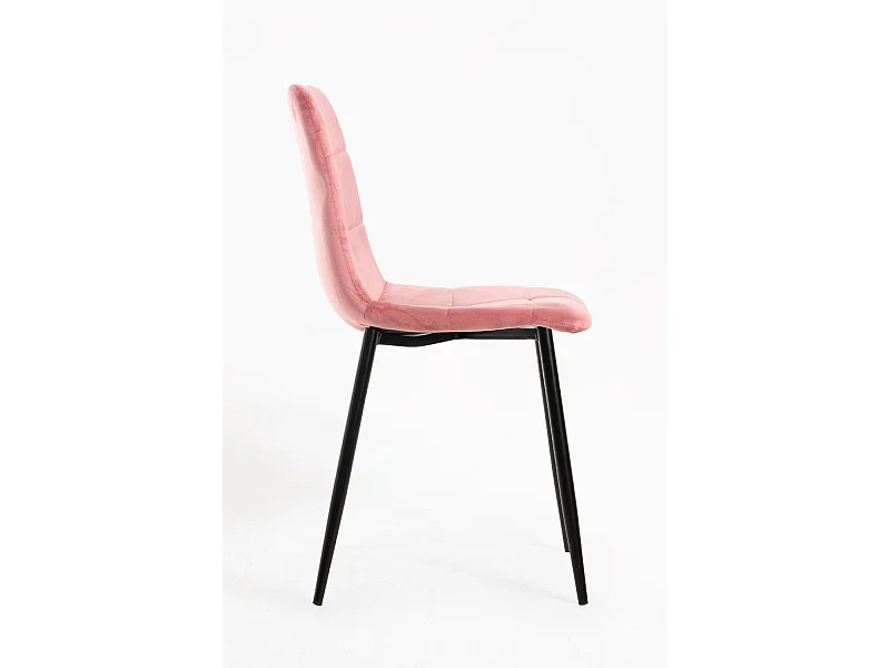Sillas Comedor - Silla Daris Terciopelo - Rosa