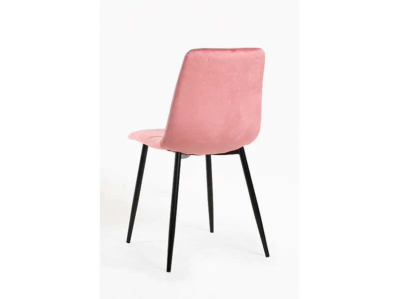 Sillas Comedor - Silla Daris Terciopelo - Rosa