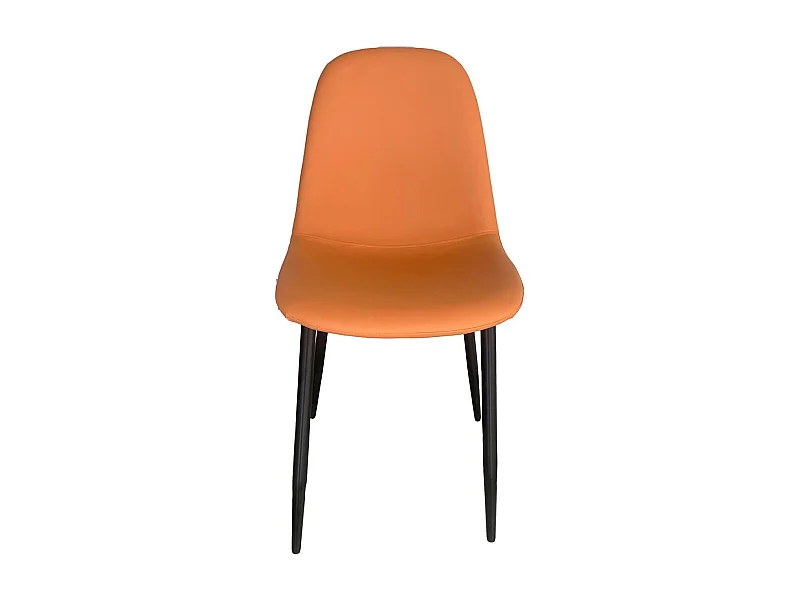 Sillas Comedor - Silla Black Teok Polipiel - Arcilla