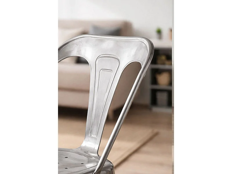 Sillas Comedor - Silla Ulix - Gris metalizado