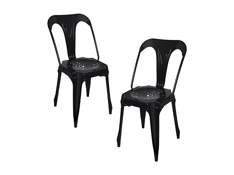 Packs Sillas Comedor - Pack 2 Sillas Ulix - Negro
