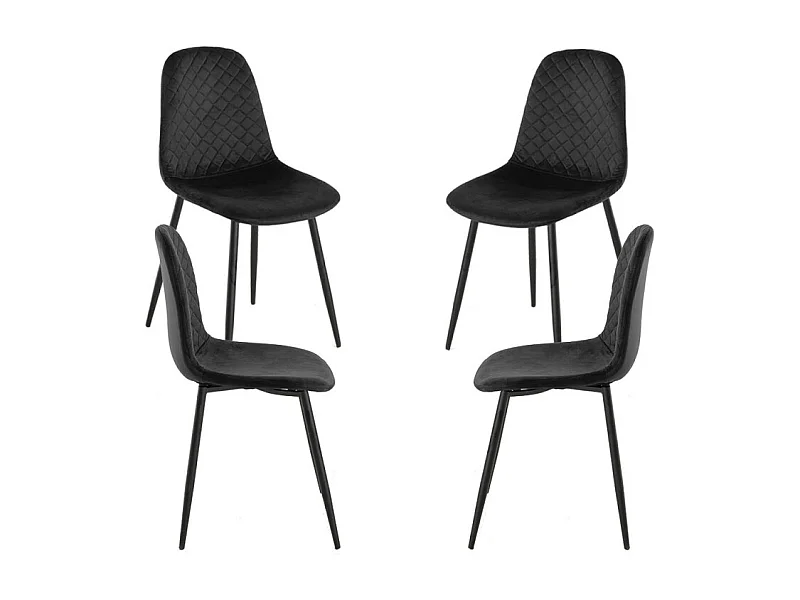 Packs Sillas Comedor - Pack 4 Sillas Boide - Negro