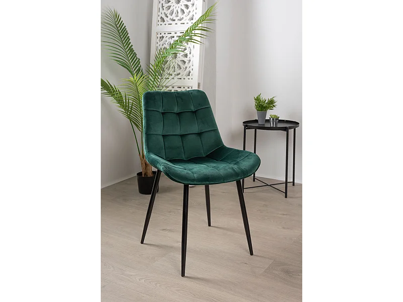 Sillas Comedor - Silla Teray Terciopelo - Verde